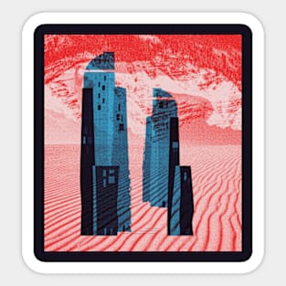 City in the Desert Sticker